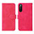 Coque Portefeuille Livre Cuir Etui Clapet L01Z pour Sony Xperia 10 IV Rose Rouge