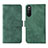 Coque Portefeuille Livre Cuir Etui Clapet L01Z pour Sony Xperia 10 IV SO-52C Vert