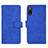 Coque Portefeuille Livre Cuir Etui Clapet L01Z pour Sony Xperia Ace II Bleu