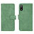 Coque Portefeuille Livre Cuir Etui Clapet L01Z pour Sony Xperia Ace II SO-41B Vert