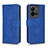 Coque Portefeuille Livre Cuir Etui Clapet L01Z pour Vivo X80 Lite 5G Bleu