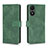 Coque Portefeuille Livre Cuir Etui Clapet L01Z pour Vivo Y02S Vert