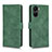 Coque Portefeuille Livre Cuir Etui Clapet L01Z pour Vivo Y16 Vert