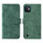 Coque Portefeuille Livre Cuir Etui Clapet L01Z pour Wiko Y82 Vert