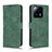 Coque Portefeuille Livre Cuir Etui Clapet L01Z pour Xiaomi Mi 13 Pro 5G Vert