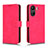 Coque Portefeuille Livre Cuir Etui Clapet L01Z pour Xiaomi Poco C65 Rose Rouge