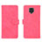 Coque Portefeuille Livre Cuir Etui Clapet L01Z pour Xiaomi Poco M2 Pro Rose Rouge