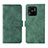 Coque Portefeuille Livre Cuir Etui Clapet L01Z pour Xiaomi Redmi 10 India Vert