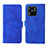 Coque Portefeuille Livre Cuir Etui Clapet L01Z pour Xiaomi Redmi 10 Power Bleu