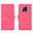 Coque Portefeuille Livre Cuir Etui Clapet L01Z pour Xiaomi Redmi 10X 5G Rose Rouge