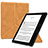 Coque Portefeuille Livre Cuir Etui Clapet L02 pour Amazon Kindle Oasis 7 inch Orange