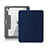 Coque Portefeuille Livre Cuir Etui Clapet L02 pour Apple iPad Air 4 10.9 (2020) Bleu Royal