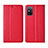 Coque Portefeuille Livre Cuir Etui Clapet L02 pour Huawei Honor X10 Max 5G Rouge