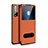 Coque Portefeuille Livre Cuir Etui Clapet L02 pour Huawei Nova 6 Orange