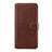 Coque Portefeuille Livre Cuir Etui Clapet L02 pour Motorola Moto E6s (2020) Marron