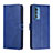 Coque Portefeuille Livre Cuir Etui Clapet L02 pour Motorola Moto Edge S Pro 5G Bleu