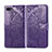 Coque Portefeuille Livre Cuir Etui Clapet L02 pour Oppo A12e Violet