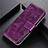 Coque Portefeuille Livre Cuir Etui Clapet L02 pour Oppo F17 Pro Violet