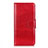 Coque Portefeuille Livre Cuir Etui Clapet L02 pour Oppo Reno4 4G Rouge