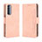 Coque Portefeuille Livre Cuir Etui Clapet L02 pour Oppo Reno4 Pro 4G Rose