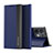 Coque Portefeuille Livre Cuir Etui Clapet L02 pour Oppo Reno8 Pro+ Plus 5G Bleu