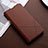 Coque Portefeuille Livre Cuir Etui Clapet L02 pour Realme X2 Marron