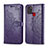 Coque Portefeuille Livre Cuir Etui Clapet L02 pour Samsung Galaxy A21s Violet