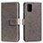 Coque Portefeuille Livre Cuir Etui Clapet L02 pour Samsung Galaxy A71 4G A715 Gris