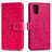 Coque Portefeuille Livre Cuir Etui Clapet L02 pour Samsung Galaxy A71 4G A715 Rose Rouge