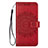 Coque Portefeuille Livre Cuir Etui Clapet L02 pour Samsung Galaxy S20 5G Rouge