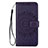 Coque Portefeuille Livre Cuir Etui Clapet L02 pour Samsung Galaxy S20 5G Violet