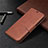 Coque Portefeuille Livre Cuir Etui Clapet L02 pour Samsung Galaxy S20 FE 5G Marron