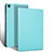 Coque Portefeuille Livre Cuir Etui Clapet L02 pour Samsung Galaxy Tab S5e 4G 10.5 SM-T725 Cyan