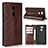 Coque Portefeuille Livre Cuir Etui Clapet L02 pour Sony Xperia XA2 Ultra Marron