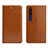 Coque Portefeuille Livre Cuir Etui Clapet L02 pour Xiaomi Mi 10 Orange