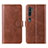 Coque Portefeuille Livre Cuir Etui Clapet L02 pour Xiaomi Mi Note 10 Marron