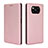 Coque Portefeuille Livre Cuir Etui Clapet L02 pour Xiaomi Poco X3 NFC Or Rose