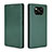 Coque Portefeuille Livre Cuir Etui Clapet L02 pour Xiaomi Poco X3 Pro Vert