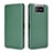 Coque Portefeuille Livre Cuir Etui Clapet L02Z pour Asus Zenfone 7 ZS670KS Vert