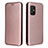 Coque Portefeuille Livre Cuir Etui Clapet L02Z pour Asus ZenFone 8 Mini Or Rose