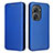 Coque Portefeuille Livre Cuir Etui Clapet L02Z pour Asus Zenfone 9 Bleu