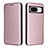 Coque Portefeuille Livre Cuir Etui Clapet L02Z pour Google Pixel 8 5G Or Rose