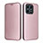 Coque Portefeuille Livre Cuir Etui Clapet L02Z pour Huawei Honor X8a 4G Or Rose