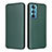 Coque Portefeuille Livre Cuir Etui Clapet L02Z pour Motorola Moto Edge 30 5G Vert