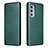 Coque Portefeuille Livre Cuir Etui Clapet L02Z pour Motorola Moto Edge Lite 5G Vert