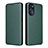 Coque Portefeuille Livre Cuir Etui Clapet L02Z pour Motorola Moto G 5G (2022) Vert