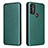 Coque Portefeuille Livre Cuir Etui Clapet L02Z pour Motorola Moto G Play Gen 2 Vert