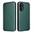 Coque Portefeuille Livre Cuir Etui Clapet L02Z pour Motorola MOTO G52 Vert