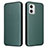 Coque Portefeuille Livre Cuir Etui Clapet L02Z pour Motorola Moto G53 5G Vert