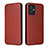 Coque Portefeuille Livre Cuir Etui Clapet L02Z pour Motorola Moto G54 5G Marron